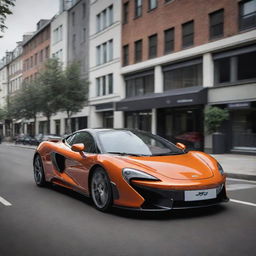 A unique combination of a McLaren's dynamic sporty design with the compact and functional attributes of a FIAT, creating a stylish sporty city car.