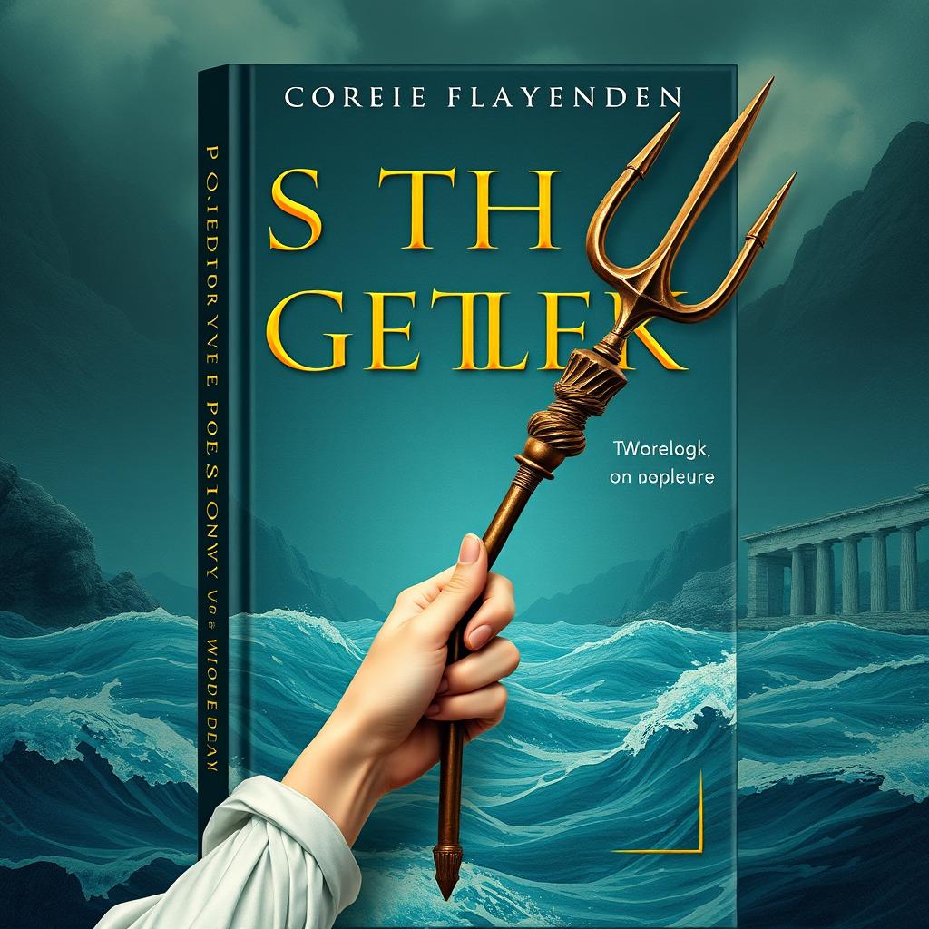 Create a book cover inspired by Greek mythology