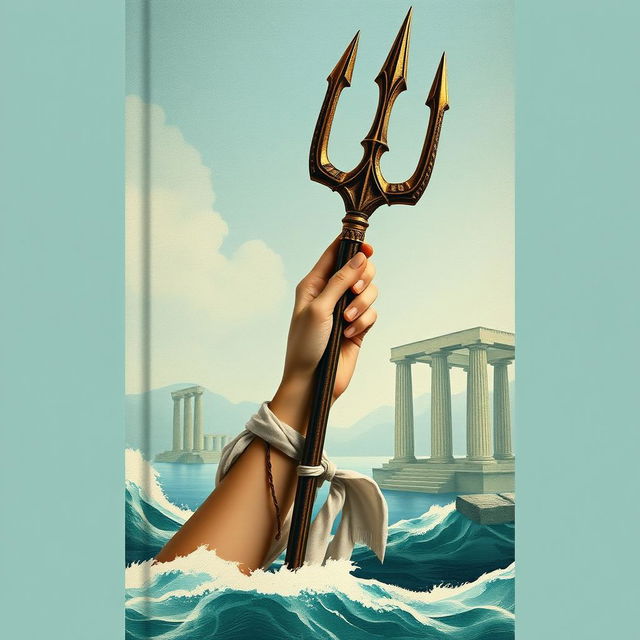 Create a book cover inspired by Greek mythology