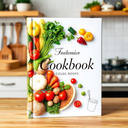 A vibrant and inviting book cover for a cookbook