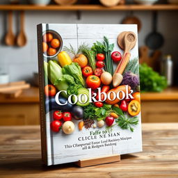 A vibrant and inviting book cover for a cookbook