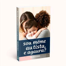 A book cover for an e-book titled 'Sou mãe de autista, e agora?'