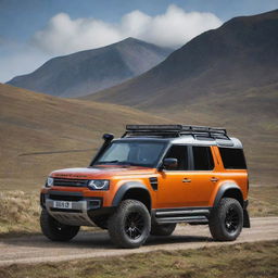 A unique vehicle that merges McLaren's sporty aerodynamics with the robust, adventure-ready design of a Land Rover.