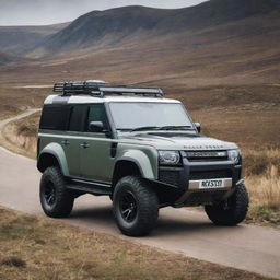 A unique vehicle that merges McLaren's sporty aerodynamics with the robust, adventure-ready design of a Land Rover.