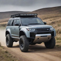 A unique vehicle that merges McLaren's sporty aerodynamics with the robust, adventure-ready design of a Land Rover.