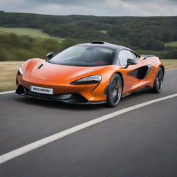 A playful fusion of the aerodynamic, sporty design of a McLaren with the compact, efficient design of a Smart car.