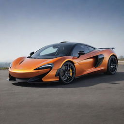 A playful fusion of the aerodynamic, sporty design of a McLaren with the compact, efficient design of a Smart car.