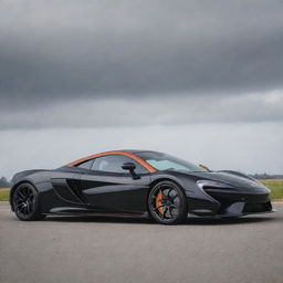 A unique combination that matches the sleek, sporty design of a McLaren with the reliable, practical aesthetics of a Mitsubishi.