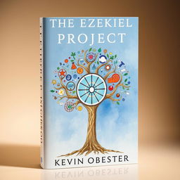 Create a book cover for a novel titled 'The Ezekiel Project' by Kevin Obester