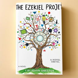 Create a book cover for a novel titled 'The Ezekiel Project' by Kevin Obester