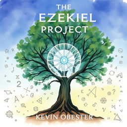 Create a book cover for a novel titled 'The Ezekiel Project' by Kevin Obester