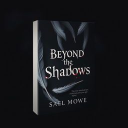 Create a book cover titled 'Beyond the Shadows' with a dark fantasy theme