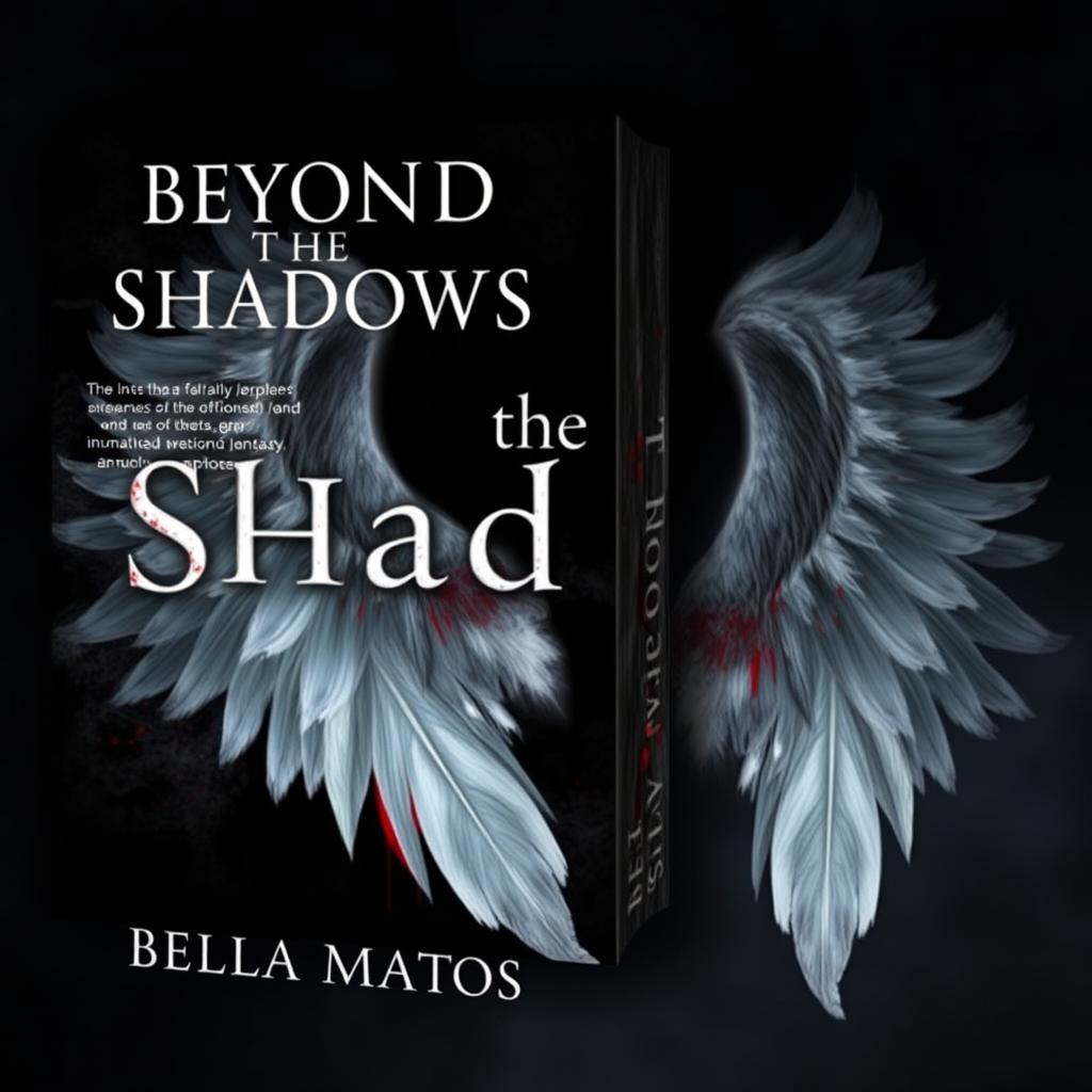 Create a novel cover for the title 'Beyond the Shadows' by Bella Matos