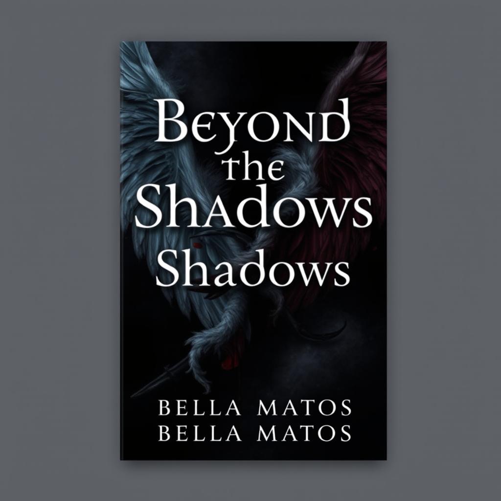 Create a novel cover for the title 'Beyond the Shadows' by Bella Matos