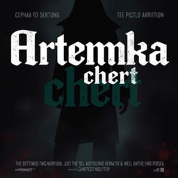 Create a film poster for a movie titled 'Artemka chert'