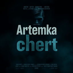 Create a film poster for a movie titled 'Artemka chert'