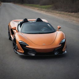 A unique blend of a McLaren's sporty aesthetics with Pontiac's classic American muscle car elements, creating a next-level speedster.