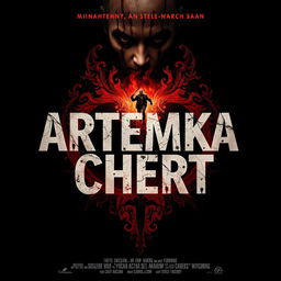 Create a film poster for a movie titled 'Artemka Chert'