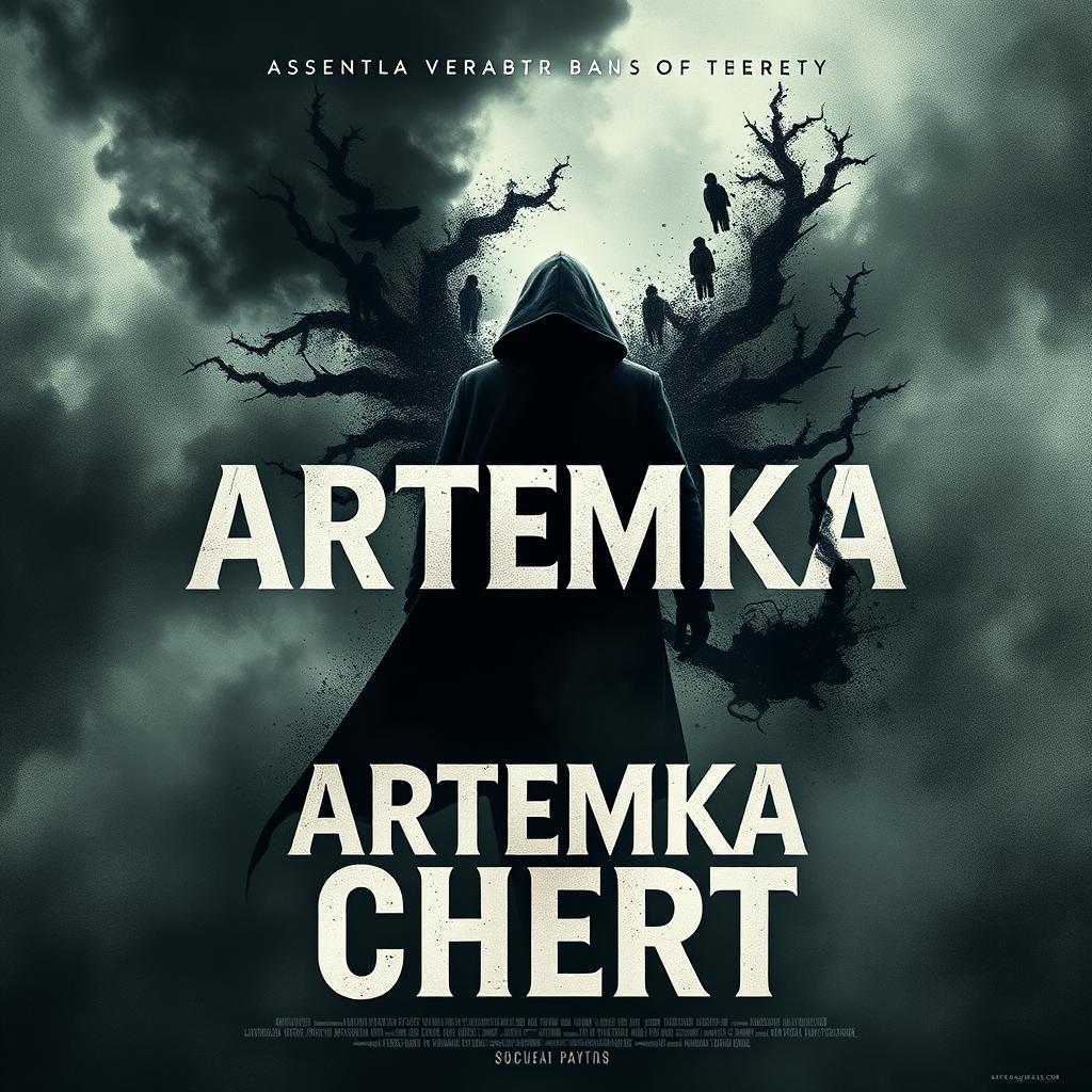 Create a film poster for a movie titled 'Artemka Chert'