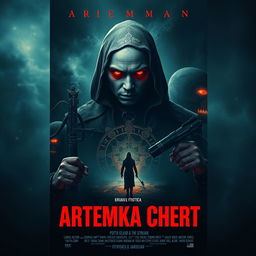 Create a film poster for a movie titled 'Artemka Chert'