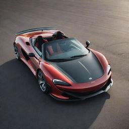 A unique blend of a McLaren's sporty aesthetics with Pontiac's classic American muscle car elements, creating a next-level speedster.