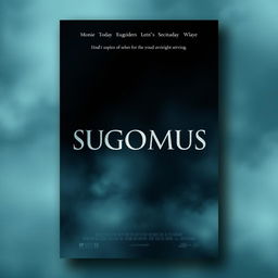 A film poster for a movie titled 'Sugomus'