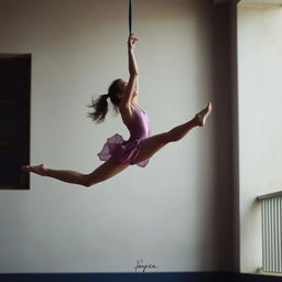 Sofía is a talented 17-year-old gymnast who has dedicated her life to achieving perfection in every leap and twist