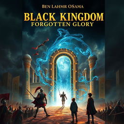 Book cover for 'The Black Kingdom (Forgotten Glory)' by Ben Lahmar Osama, published by Al-Manfa