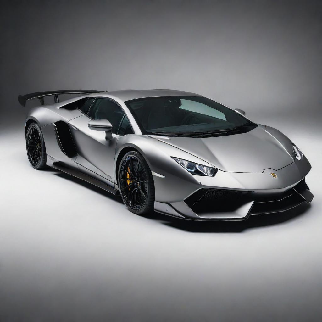 A dynamic fusion of a Lamborghini's aggressive styling and raw power with the sleek, aerodynamic design and race-inspired aesthetics of a McLaren.