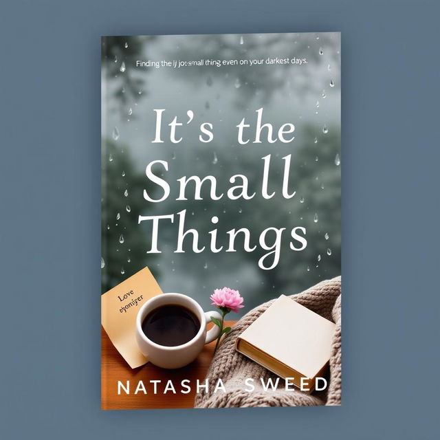 Create a book cover with the title 'It’s the Small Things