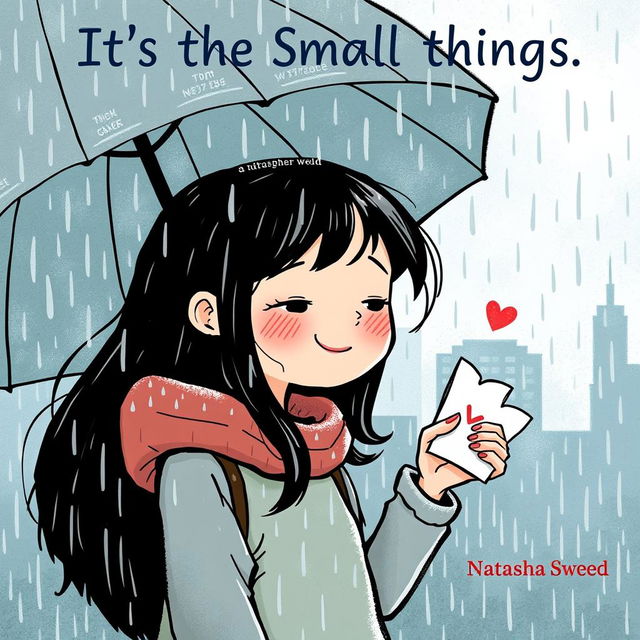 Create an illustration with the title 'It’s the Small Things