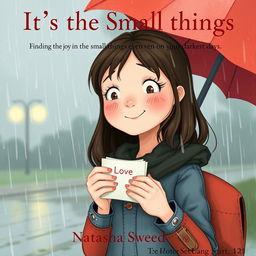 Create a realistic illustration for a book titled 'It’s the Small Things