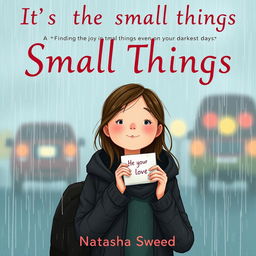 Create a realistic illustration for a book titled 'It’s the Small Things