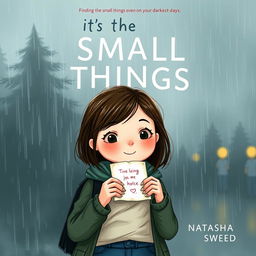 Create a realistic illustration for a book titled 'It’s the Small Things