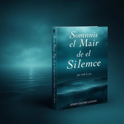 Create a book cover design for a book titled 'Somnis Del Mar del Silenci per violí I cor' by Josep Colomé Lozano