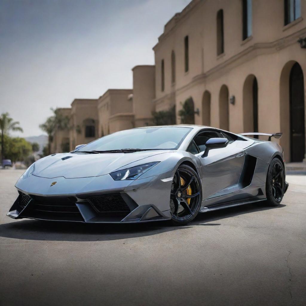 An extravagant blend of Lamborghini's fierce styling and raw power with the head-turning impact and muscular silhouette of a Saleen.