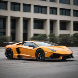 An extravagant blend of Lamborghini's fierce styling and raw power with the head-turning impact and muscular silhouette of a Saleen.