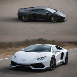 A versatile combination of Lamborghini's aggressive, angular design and Porsche's aerodynamic efficiency and iconic curves.