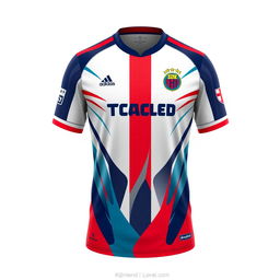 A detailed and stylish design for a futsal jersey