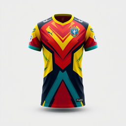 A detailed and stylish design for a futsal jersey