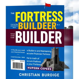 Create an eye-catching and professional book cover for the title 'Fortress Builder' by Christian Burridge