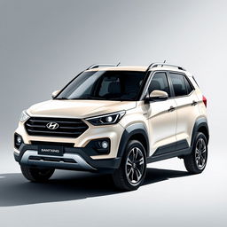 A Hyundai Santro Xing reimagined as a compact-sized SUV