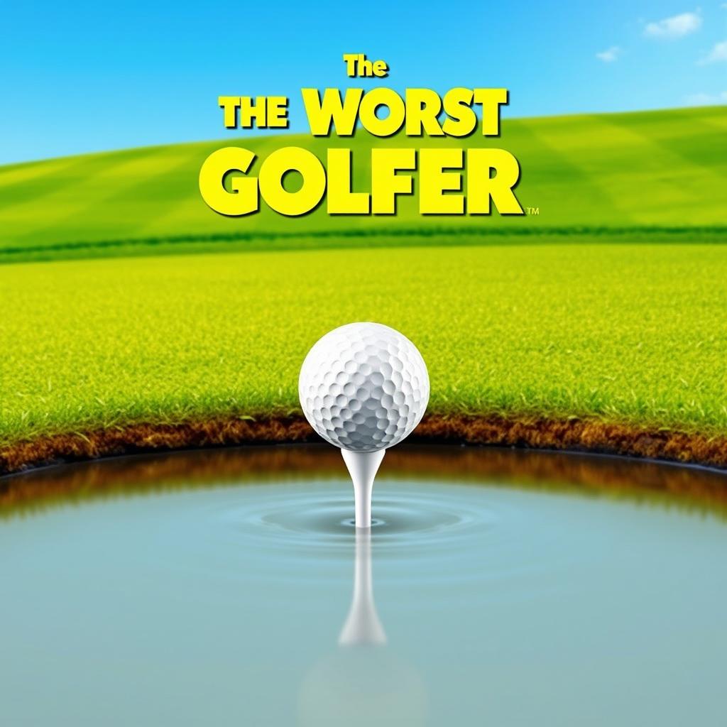 A movie poster for a film titled 'The Worst Golfer'