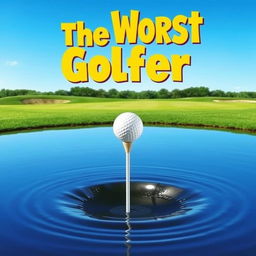 A movie poster for a film titled 'The Worst Golfer'