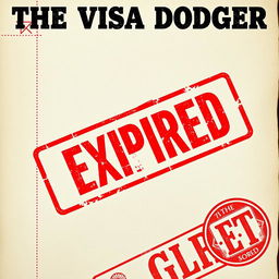 Create a movie poster advertising a film called "The Visa Dodger"