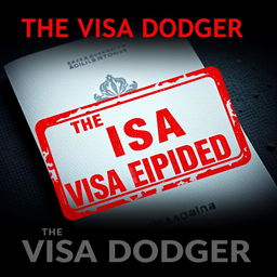 Create a movie poster advertising a film called "The Visa Dodger"