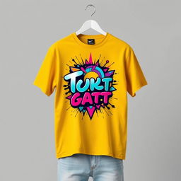 A creative t-shirt design featuring unique and eye-catching graphics