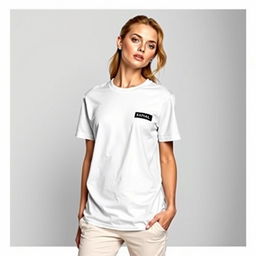 An elegant and modern t-shirt design featuring sleek and sophisticated graphics