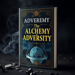 A captivating book cover titled 'The Alchemy of Adversity'