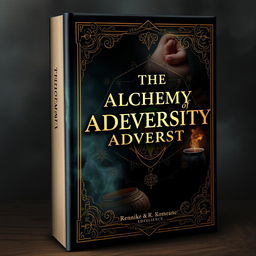 Create a realistic book cover for a book titled 'The Alchemy of Adversity'